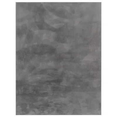 Flauschiger-teppich Solina anthrazit 60x90 cm