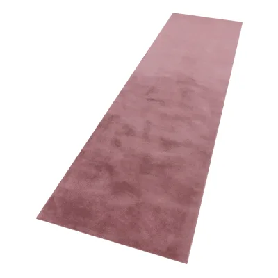 Flauschiger-teppich Solina beerenfarben 80x300 cm