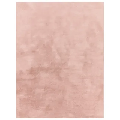 Flauschiger-teppich Solina pink 60x90 cm