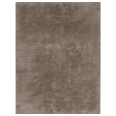 Flauschiger-teppich Solina taupe 140x200 cm