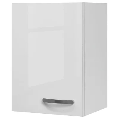 FlexWell Küchenoberschrank Weiß, Weiß Hochglanz 40x54.8x32 cm