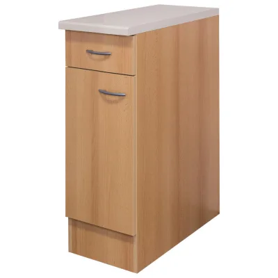 FlexWell Küchenunterschrank Buche 30x85x57 cm