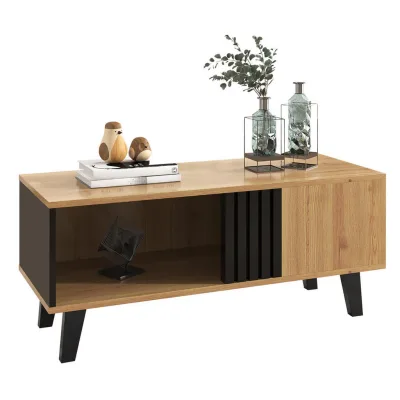 Flieks Couchtisch Braun 71x14x114 cm