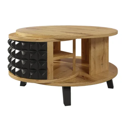 Flieks Couchtisch Braun 85.98x11x87 cm