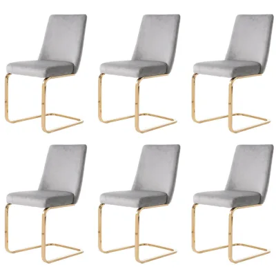 Flieks Esszimmerstuhl Grau 52x88.8x46 cm