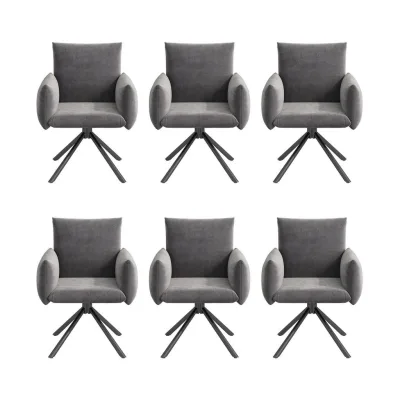 Flieks Esszimmerstuhl Grau 59.5x88x65 cm
