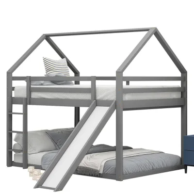 Flieks Etagenbett Grau 140x200 cm