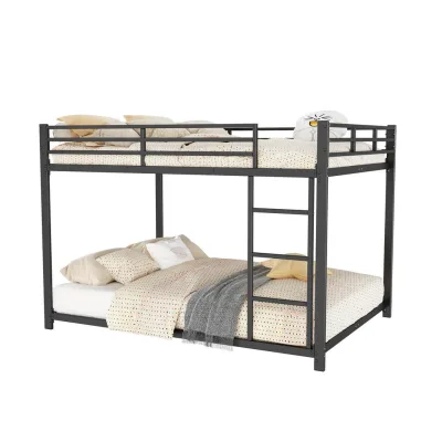 Flieks Etagenbett Schwarz 140x200 cm