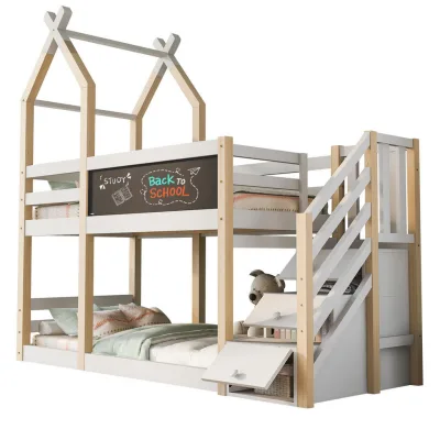 Flieks Etagenbett Weiß 90x200 cm