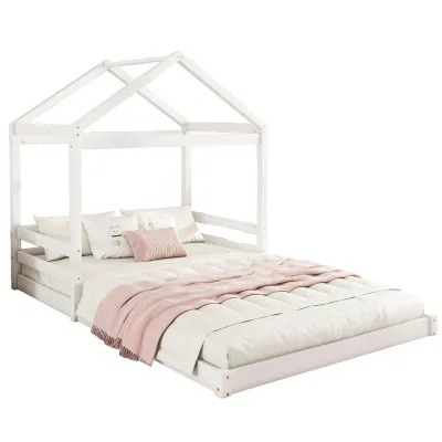 Flieks Hausbett Weiß 140x200 cm