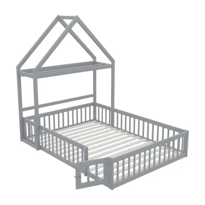 Flieks Kinderbett Grau 140x200 cm