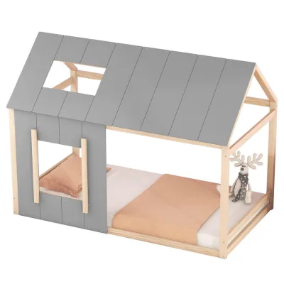 Flieks Kinderbett Natur 90x200 cm