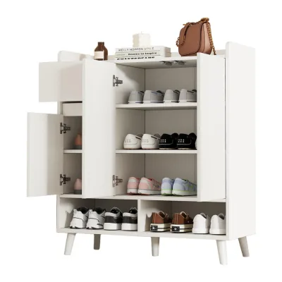 Flieks Schuhschrank Weiß 90x99x35 cm