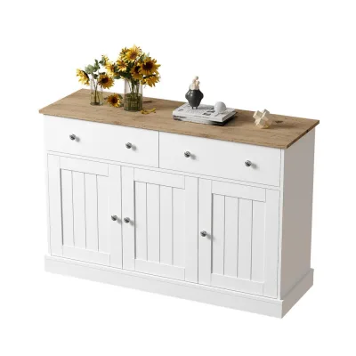 Flieks Sideboard Weiß 36x80.5x120 cm