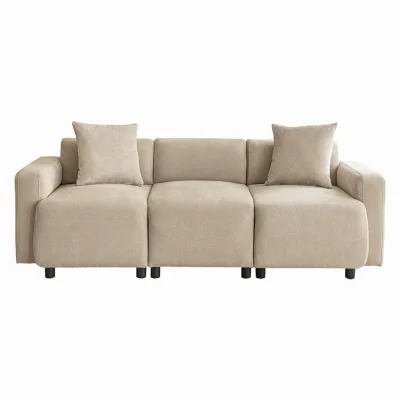 Flieks Sofa Beige 76.5x43x61 cm