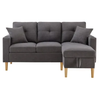 Flieks Sofa Grau 175x129 cm