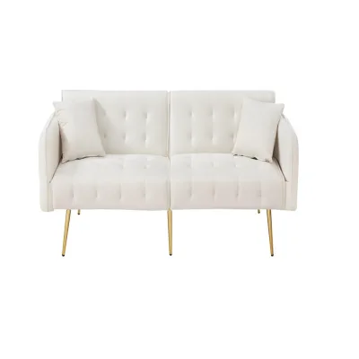 Flieks Sofa Weiß 89.92x18.03x80.52 cm