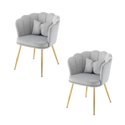 Flieks Stuhl Grau 62x43x54 cm