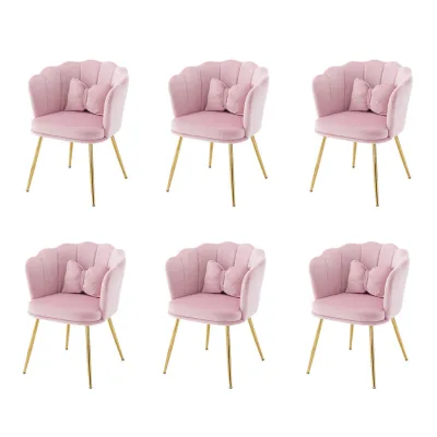 Flieks Stuhl Pink 62x43x54 cm