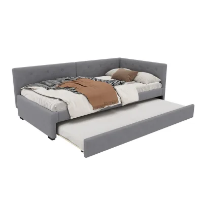 Flieks Tagebett Grau 90x200 cm