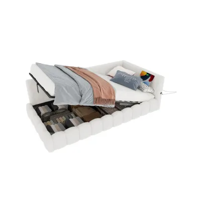 Flieks Tagebett Weiß 90x200 cm
