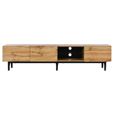 Flieks Tv-Schrank Braun 37x13x188 cm