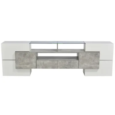 Flieks Tv-Schrank Grau 35x60x200 cm