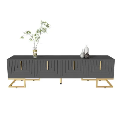 Flieks Tv-Schrank Grau 49x13.5x99.5 cm