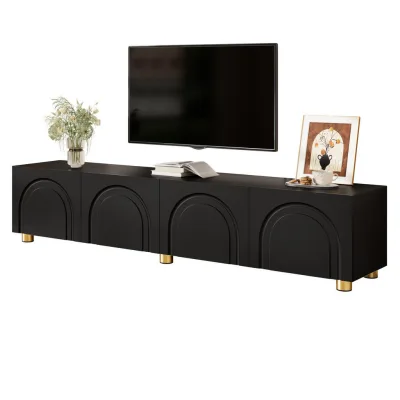 Flieks Tv-Schrank Schwarz 35x40x180 cm