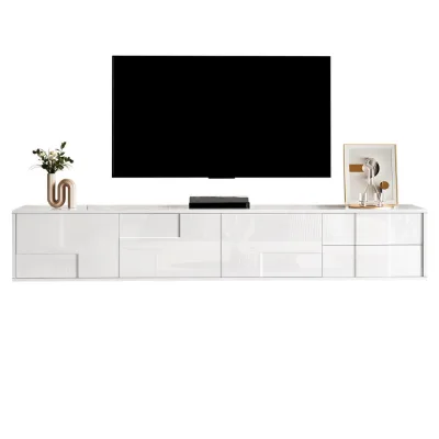 Flieks Tv-Schrank Weiß 30x30.5x170 cm