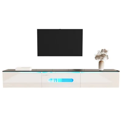 Flieks Tv-Schrank Weiß 46x16.5x133 cm