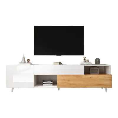 Flieks Tv-Schrank Weiß 52.98x22.99x56.01 cm