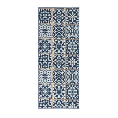 Floordirekt Läufer Blau 80x350 cm