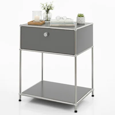 Floordirekt Regal Concept Epure Mk-139 Grau 50x65x40 cm