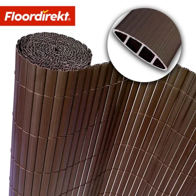 Floordirekt Sichtschutz PVC-Sichtschutz Braun 150x300 cm
