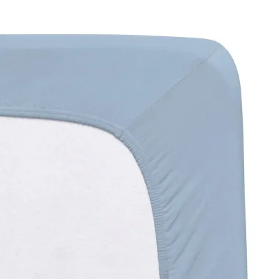 Florella Spannbetttuch Blau 140-160x200-220 cm