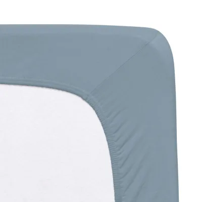 Florella Spannbetttuch Blaugrau 140-160x200-220 cm