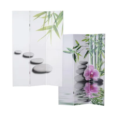 Foto-Paravent Bagheria, Paravent Raumteiler Spanische Wand Kho Samui MVG-zertifiziert ~ 170x120cm
