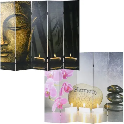Foto-Paravent Oriental, Paravent Raumteiler Trennwand ~ 170x200 cm