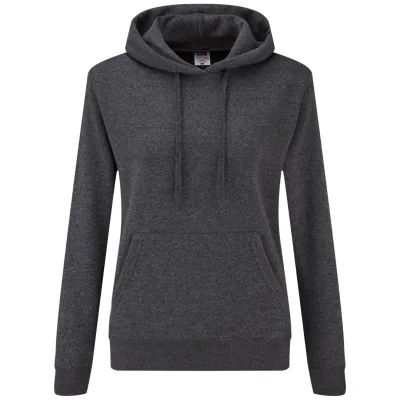 Fruit of the Loom Classic Hoodie 16.2038 Gr. L dark heather grey