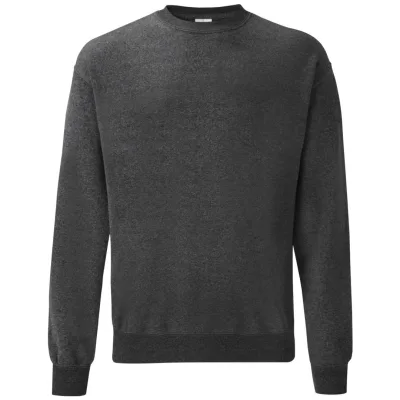 Fruit of the Loom Classic Sweater 16.2202 Gr. XL dark heather grey