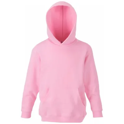 Fruit of the Loom Cotton Classics-16.2043 Kinder Kapuzen Sweater Gr. 128 light pink