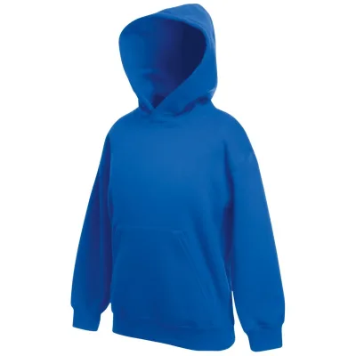 Fruit of the Loom Cotton Classics-16.2043 Kinder Kapuzen Sweater Gr. 128 royal blue