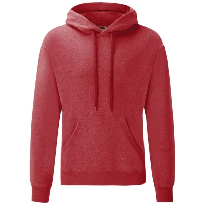 Fruit of the Loom Hoodie 16.2208 Gr. L heather red