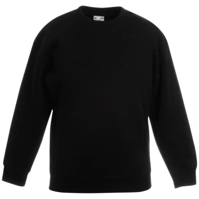 Fruit of the Loom Kinder T-Shirt 16.1019 Gr. 9-11 black