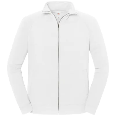 Fruit of the Loom Schwere Sweatshirtjacke 16.2290 Gr. 3XL white