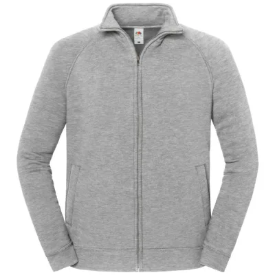 Fruit of the Loom Schwere Sweatshirtjacke 16.2290 Gr. L athletic heather
