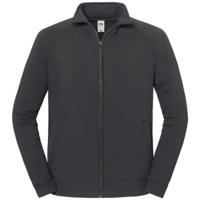 Fruit of the Loom Schwere Sweatshirtjacke 16.2290 Gr. S light graphite