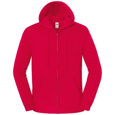Fruit of the Loom Sweatshirtjacke 16.2286 Gr. L red