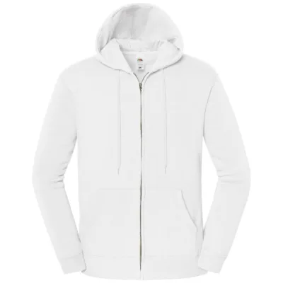 Fruit of the Loom Sweatshirtjacke 16.2286 Gr. M white